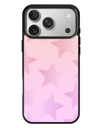iPhone Standee Grip Case - Pink Star