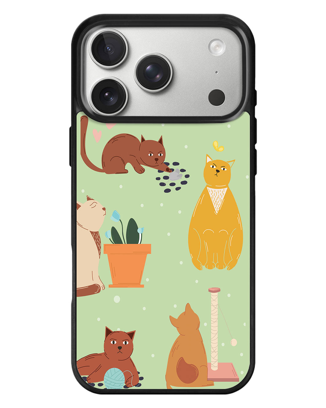 iPhone Standee Grip Case - Playful Cat 1.0