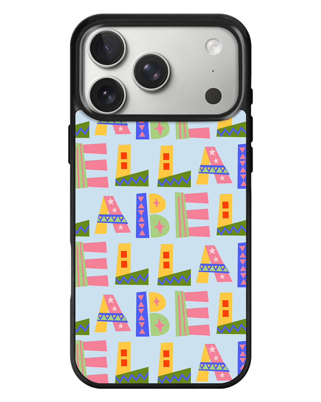 iPhone Standee Grip Case - Playful Monogram 5.0