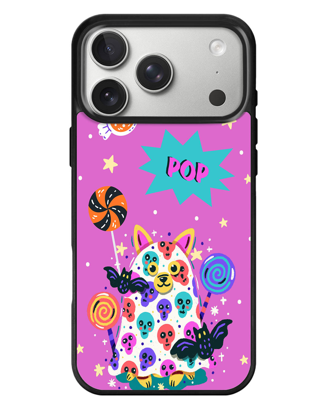 iPhone Standee Grip Case - Puppy Monster