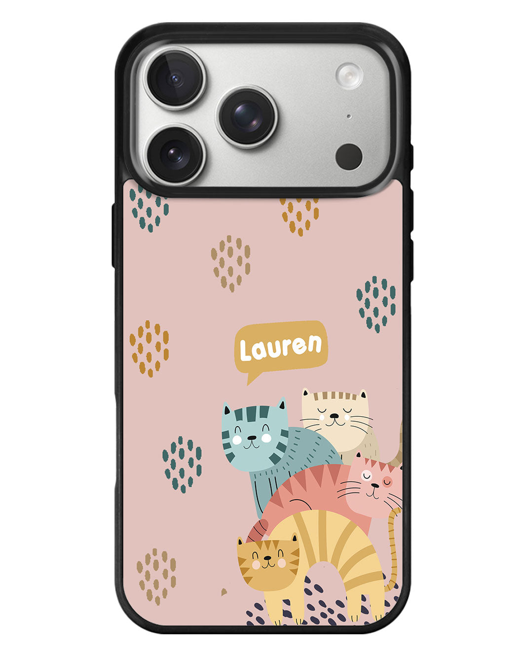 iPhone Standee Grip Case - Rainbow Meow 2.0