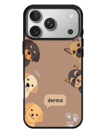 iPhone Standee Grip Case - Ruff Family 1.0