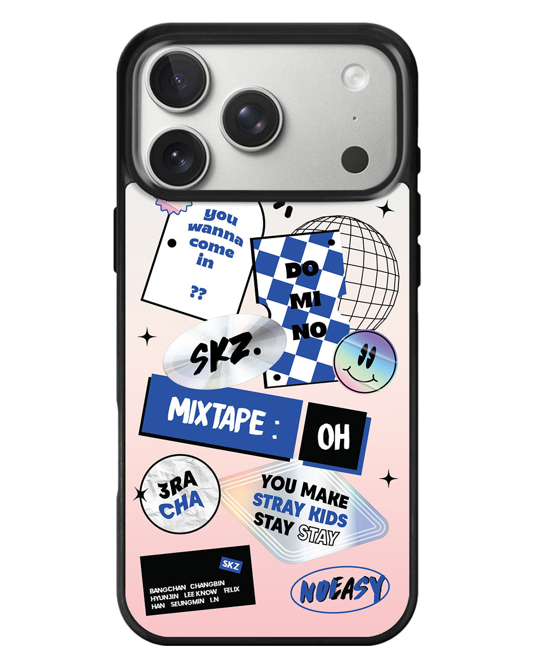 iPhone Standee Grip Case - Stray Kids Sticker Pack