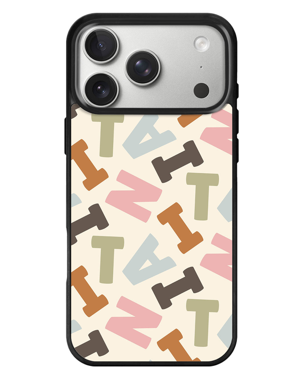 iPhone Standee Grip Case - Scattered Monogram 4.0