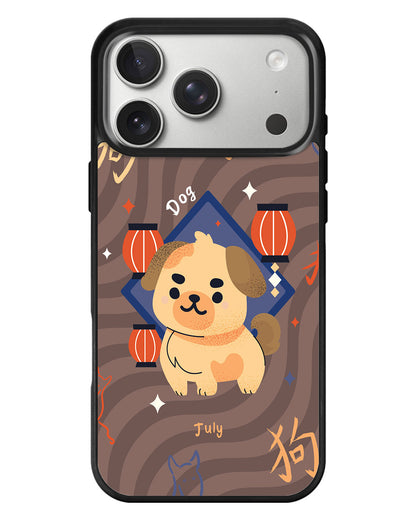 iPhone Standee Grip Case - Dog (Chinese Zodiac / Shio)