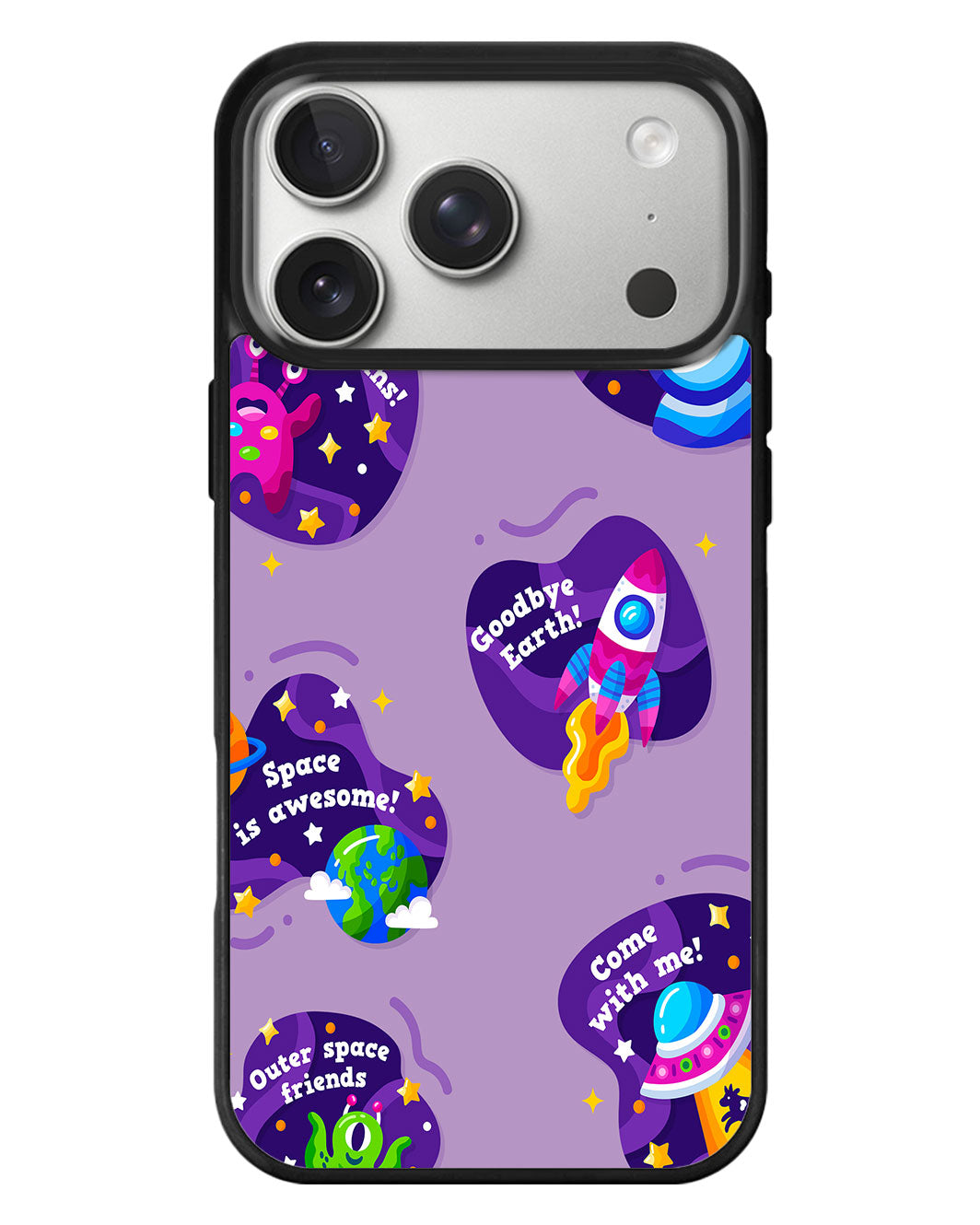 iPhone Standee Grip Case - Space Traveller