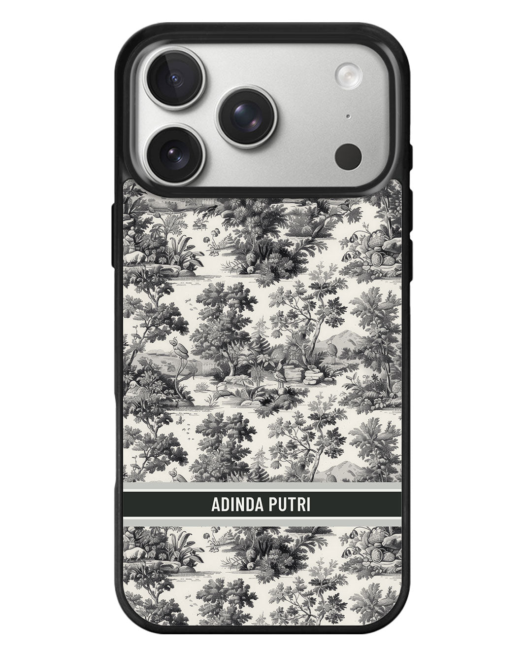 iPhone Standee Grip Case - Toile Du Juoy Nature
