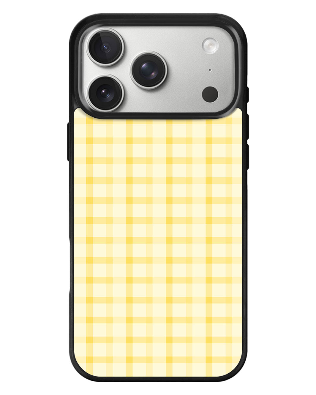 iPhone Standee Grip Case - Yellow Tartan