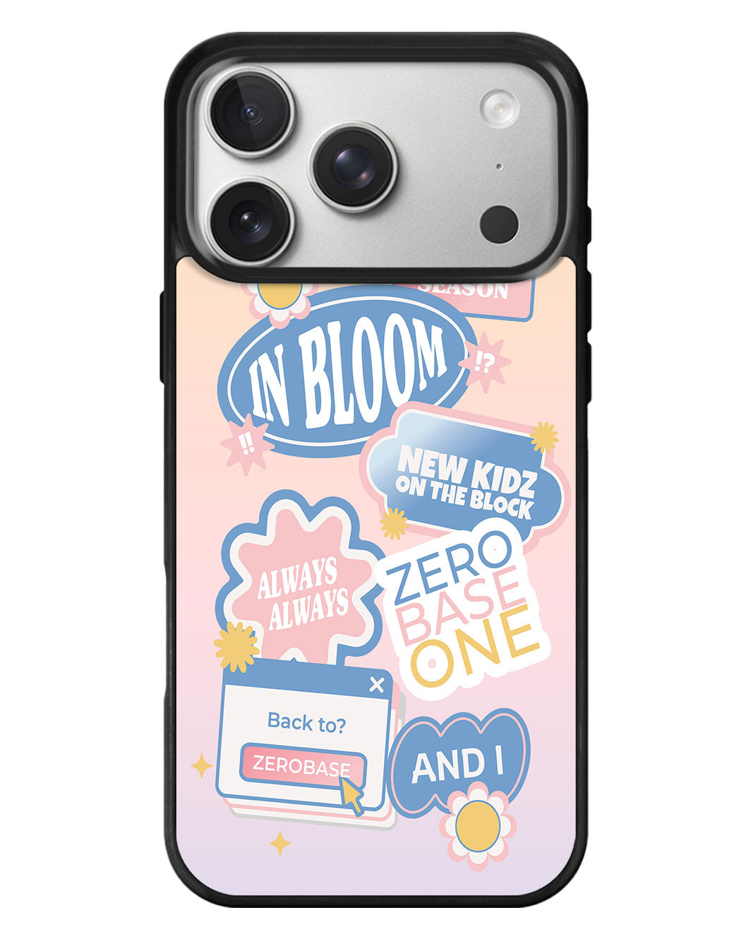 iPhone Standee Grip Case - Zerobaseone Song Sticker Pack