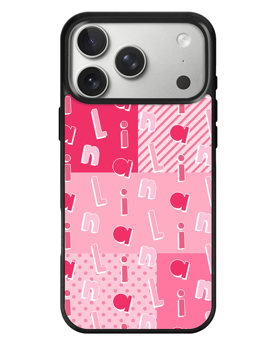 iPhone Standee Grip Case - Abstract Monogram 2.0