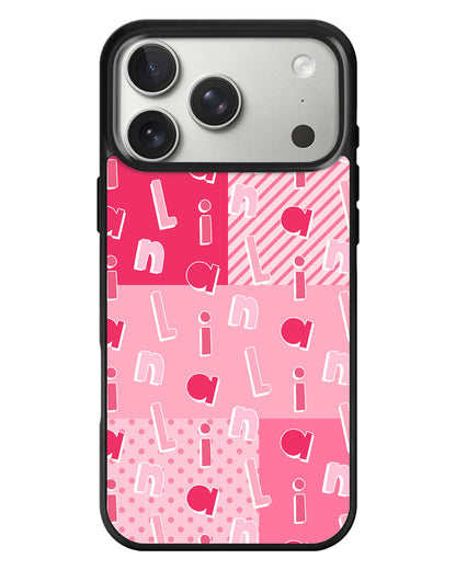 iPhone Standee Grip Case - Abstract Monogram 2.0