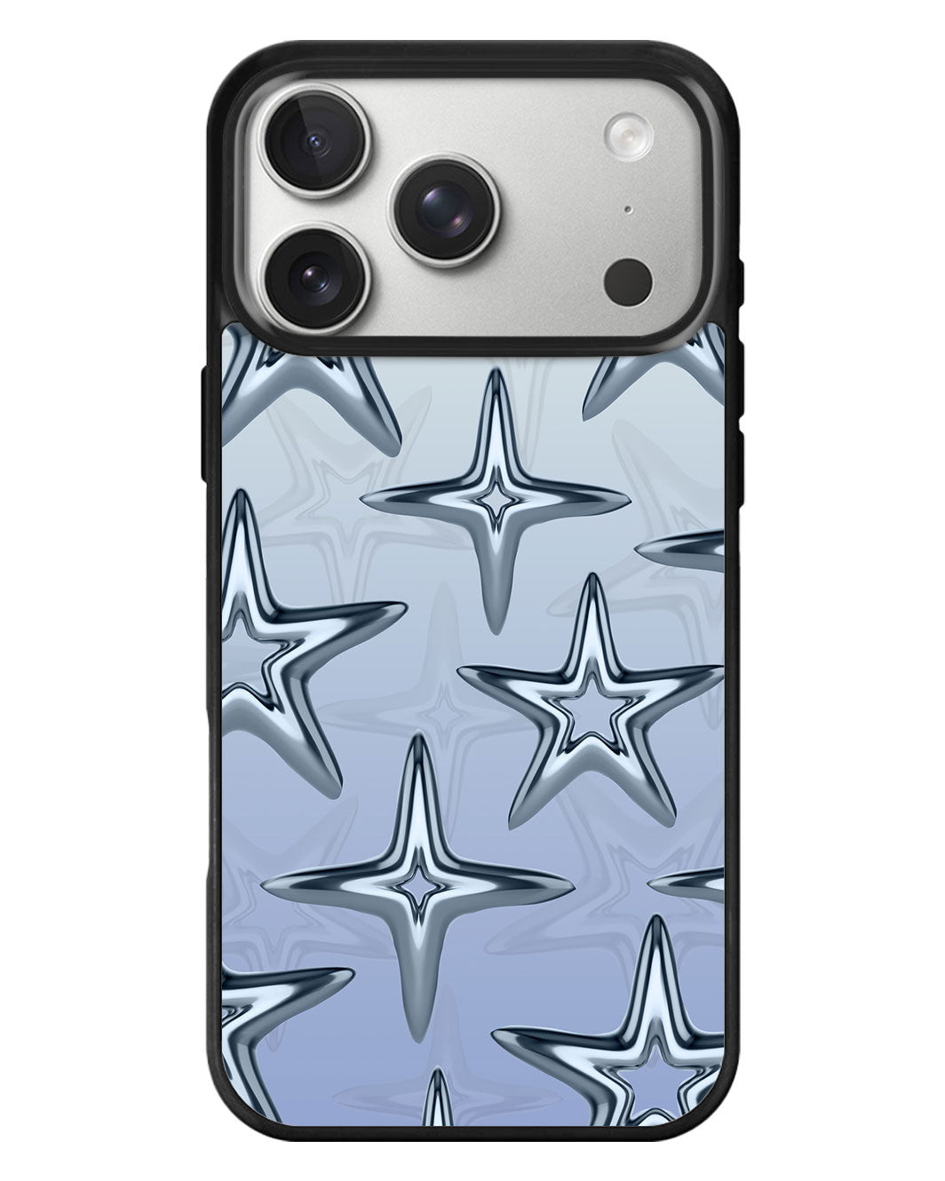 iPhone Standee Grip Case - Chrome Star