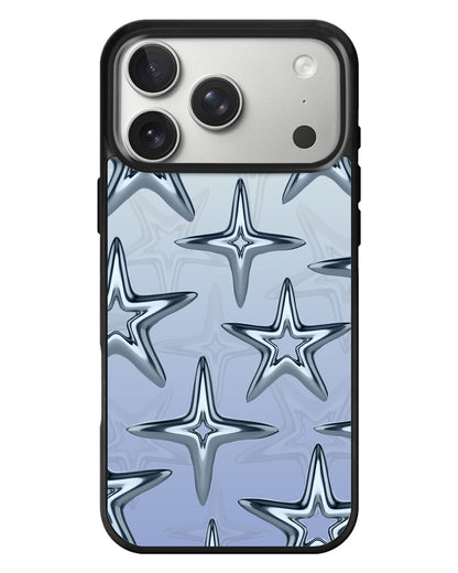 iPhone Standee Grip Case - Chrome Star