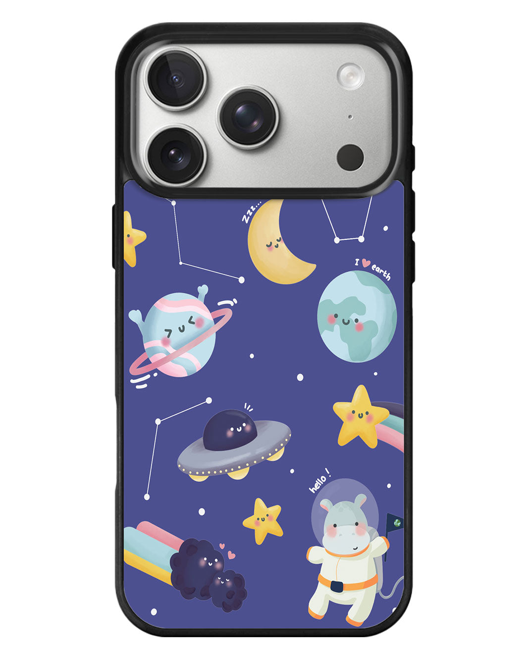 iPhone Standee Grip Case - Galaxy