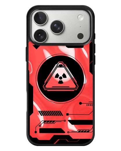 iPhone Standee Grip Case - Luminous Cyberpunk Red