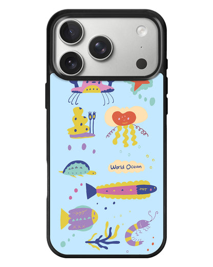 iPhone Standee Grip Case - Ocean World