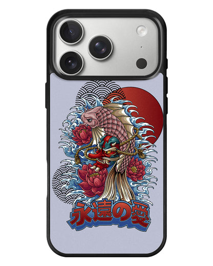 iPhone Standee Grip Case - Oni Koi