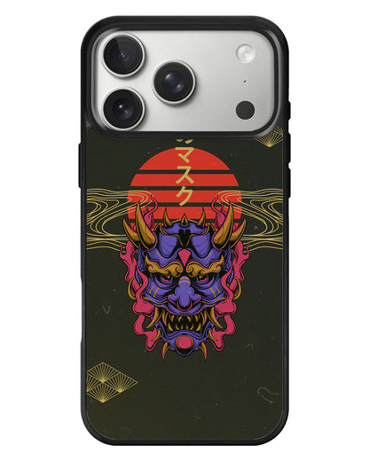 iPhone Standee Grip Case - Oni Mask