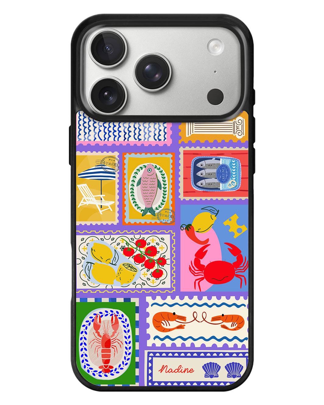 iPhone Standee Grip Case - Seaside Opulence 1.0