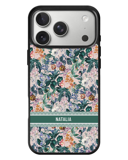 iPhone Standee Grip Case - Toile Du Juoy Gardenia