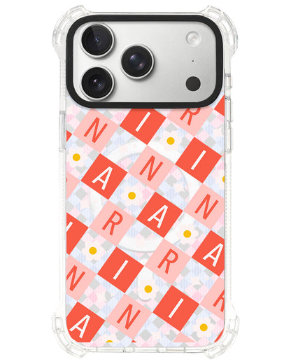 iPhone Ultimate Model-S⁴ - CUSTOM MONOGRAM 3.0 Flower Grid 2.0