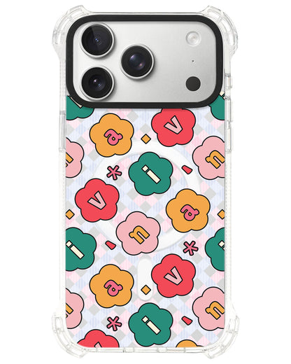 iPhone Ultimate Model-S⁴ - CUSTOM MONOGRAM 3.0 Flower Petals 3.0