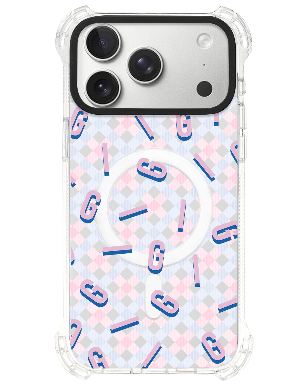 iPhone Ultimate Model-S⁴ - CUSTOM MONOGRAM 1.0 Cotton Candy