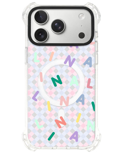 iPhone Ultimate Model-S⁴ - CUSTOM MONOGRAM 2.0 Rainbow