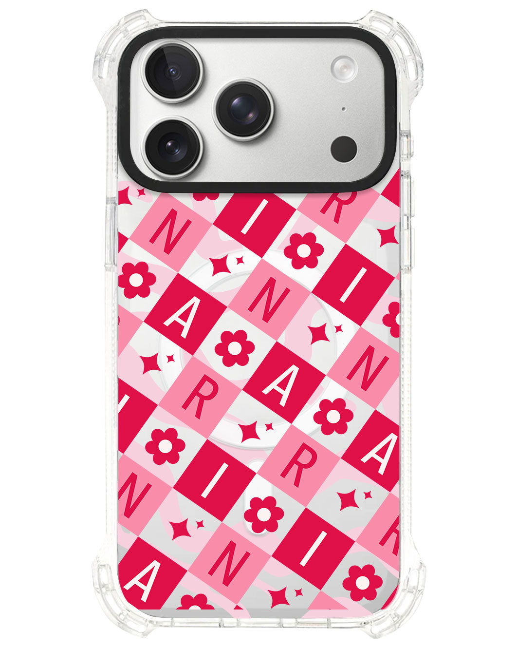iPhone Ultimate Model-S⁴ - CUSTOM MONOGRAM 3.0 Flower Grid 1.0