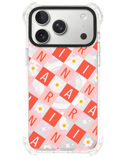 iPhone Ultimate Model-S⁴ - CUSTOM MONOGRAM 3.0 Flower Grid 2.0