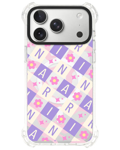 iPhone Ultimate Model-S⁴ - CUSTOM MONOGRAM 3.0 Flower Grid 3.0