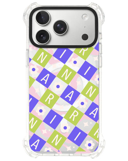 iPhone Ultimate Model-S⁴ - CUSTOM MONOGRAM 3.0 Flower Grid 5.0