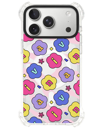 iPhone Ultimate Model-S⁴ - CUSTOM MONOGRAM 3.0 Flower Petals 2.0