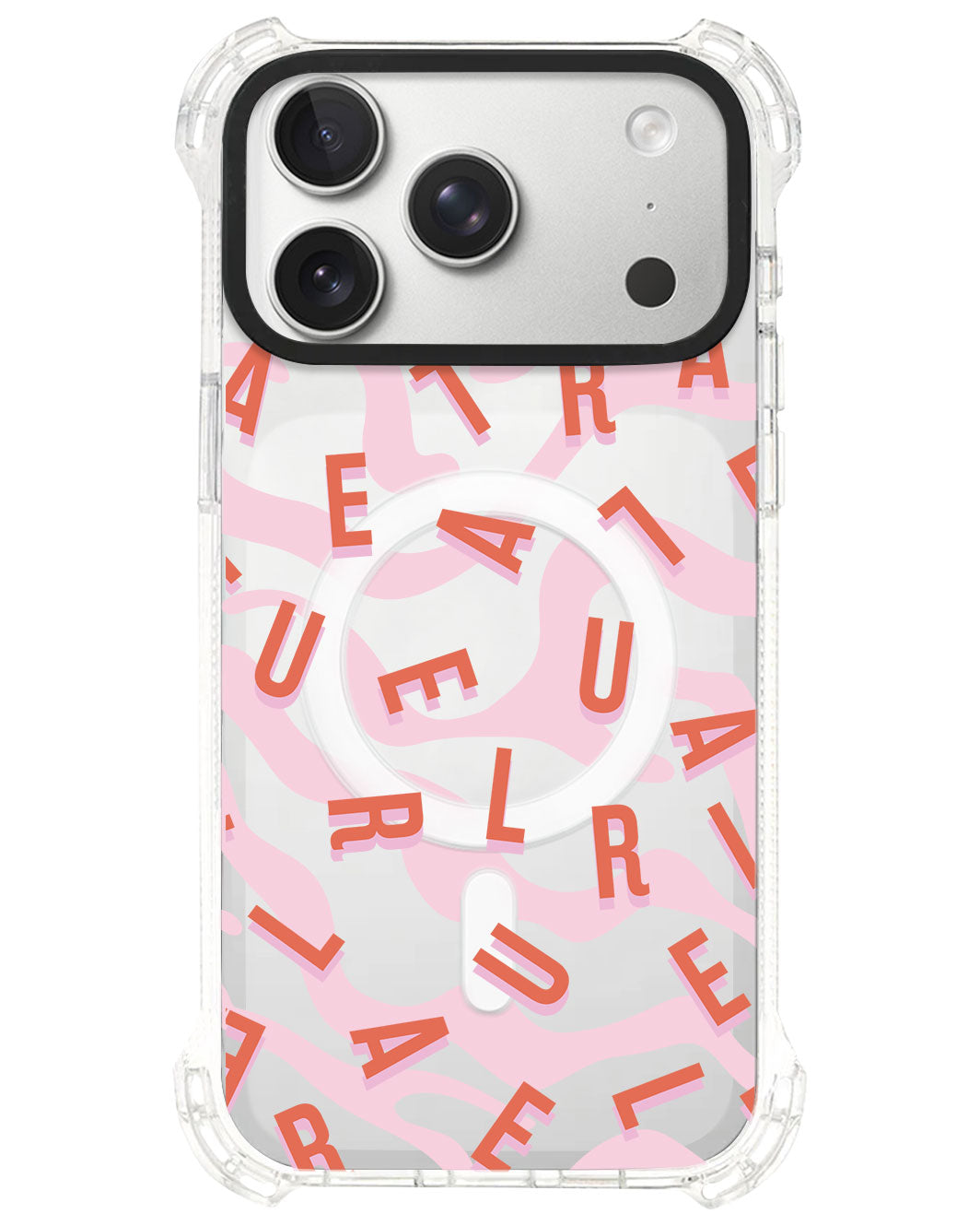 iPhone Ultimate Model-S⁴ - CUSTOM MONOGRAM 1.0 Coral