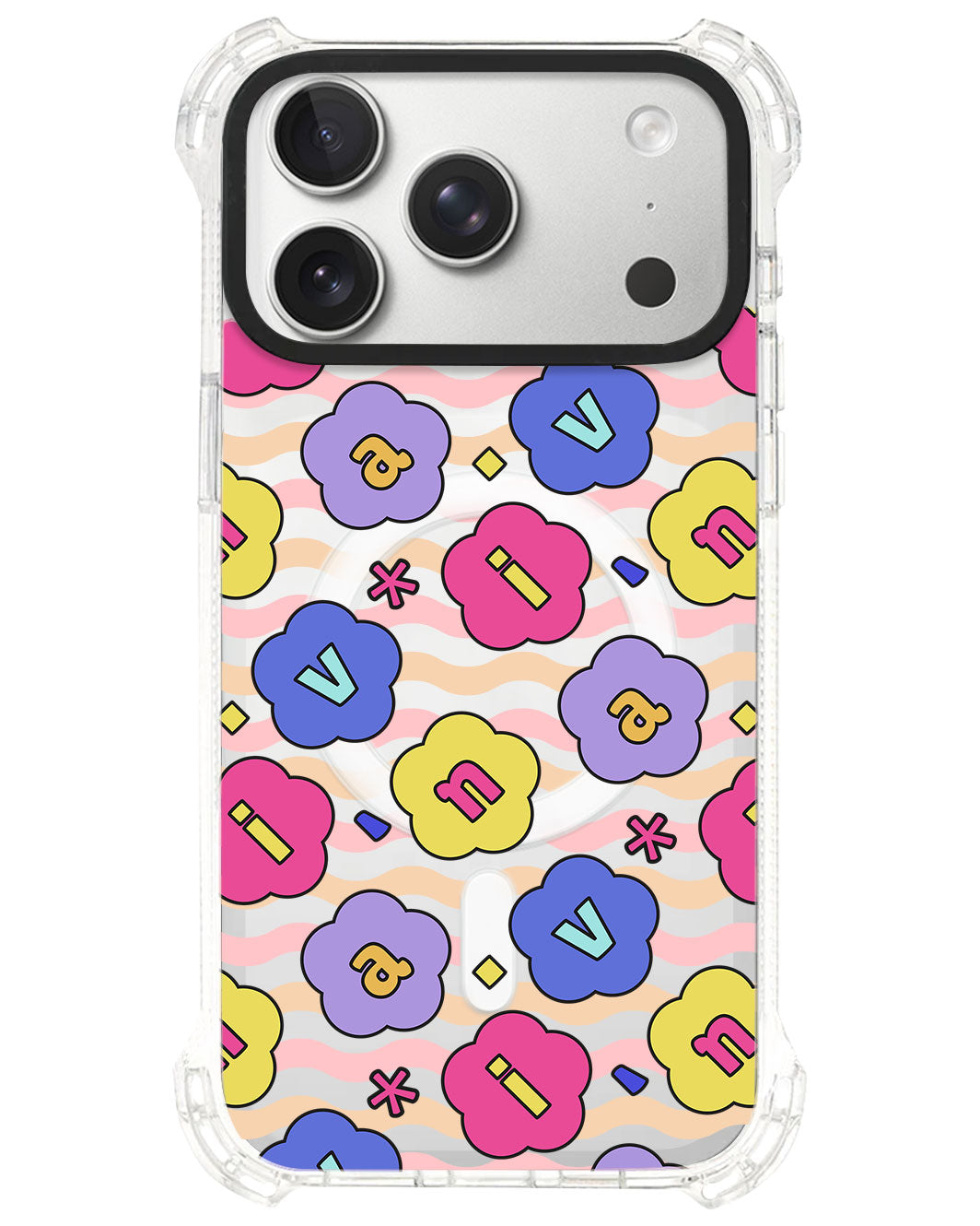 iPhone Ultimate Model-S⁴ - CUSTOM MONOGRAM 3.0 Flower Petals 2.0