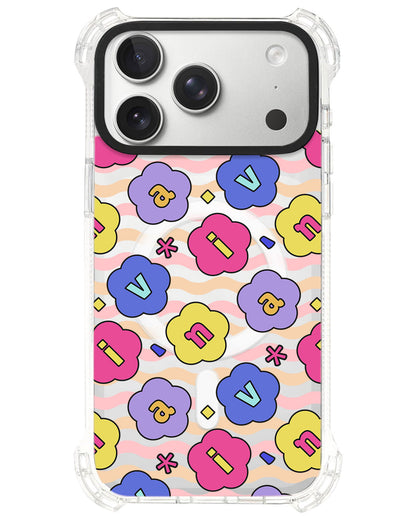 iPhone Ultimate Model-S⁴ - CUSTOM MONOGRAM 3.0 Flower Petals 2.0