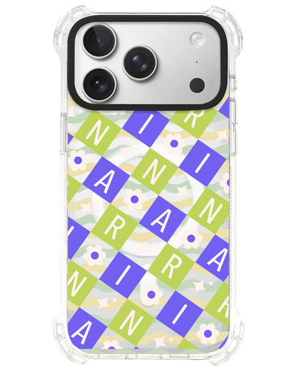 iPhone Ultimate Model-S⁴ - CUSTOM MONOGRAM 3.0 Flower Grid 5.0