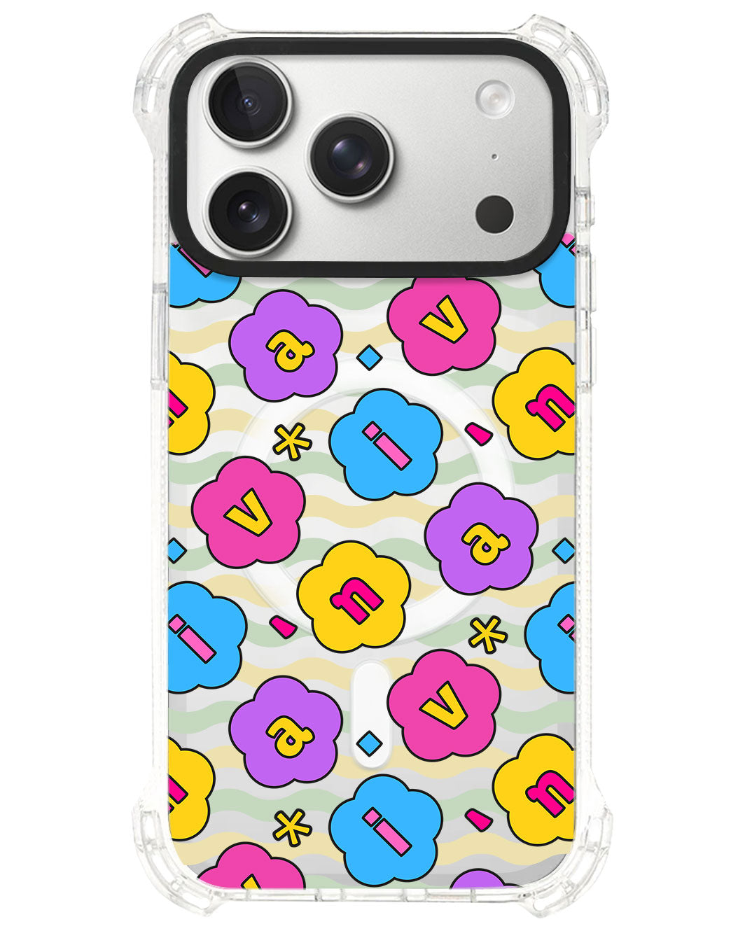 iPhone Ultimate Model-S⁴ - CUSTOM MONOGRAM 3.0 Flower Petals 4.0