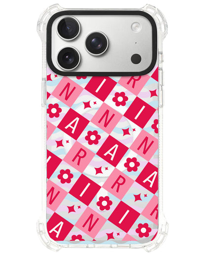 iPhone Ultimate Model-S⁴ - CUSTOM MONOGRAM 3.0 Flower Grid 1.0