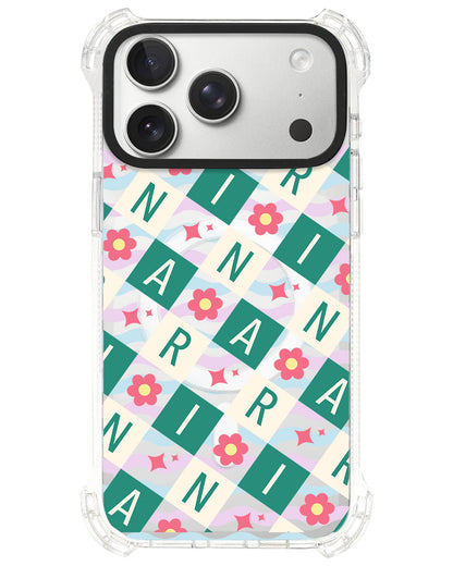 iPhone Ultimate Model-S⁴ - CUSTOM MONOGRAM 3.0 Flower Grid 4.0