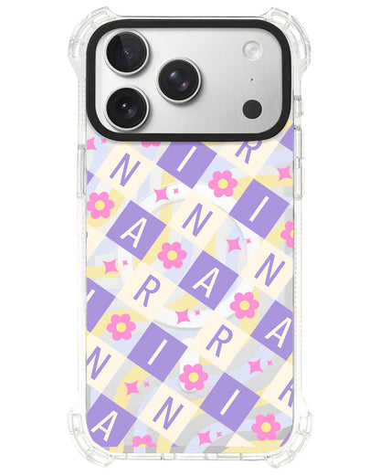 iPhone Ultimate Model-S⁴ - CUSTOM MONOGRAM 3.0 Flower Grid 3.0