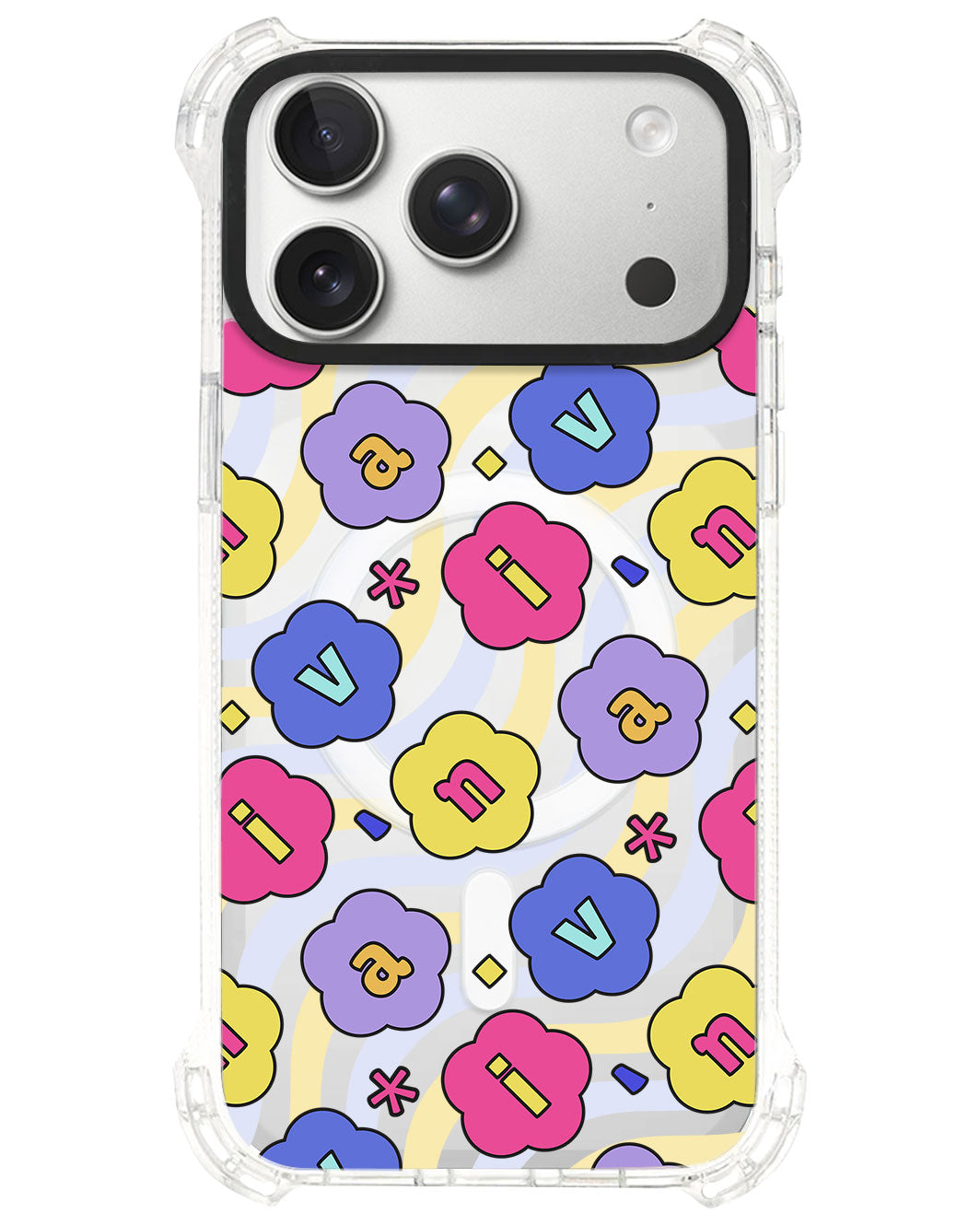 iPhone Ultimate Model-S⁴ - CUSTOM MONOGRAM 3.0 Flower Petals 2.0