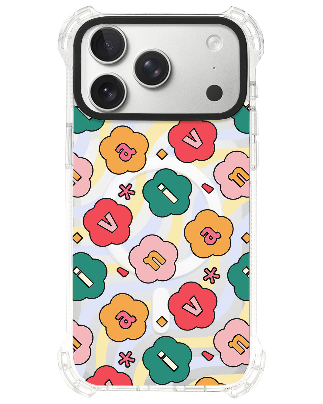 iPhone Ultimate Model-S⁴ - CUSTOM MONOGRAM 3.0 Flower Petals 3.0