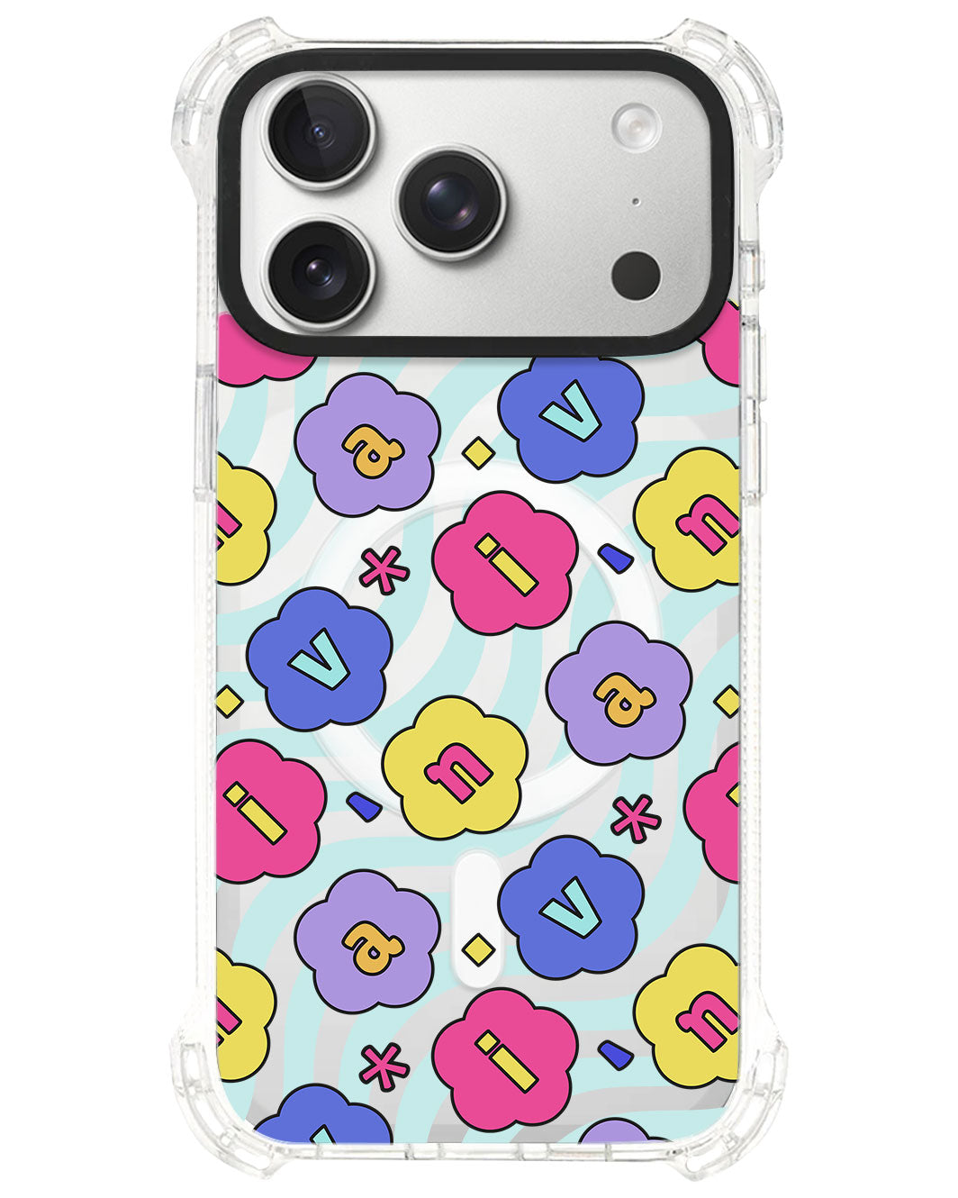 iPhone Ultimate Model-S⁴ - CUSTOM MONOGRAM 3.0 Flower Petals 2.0
