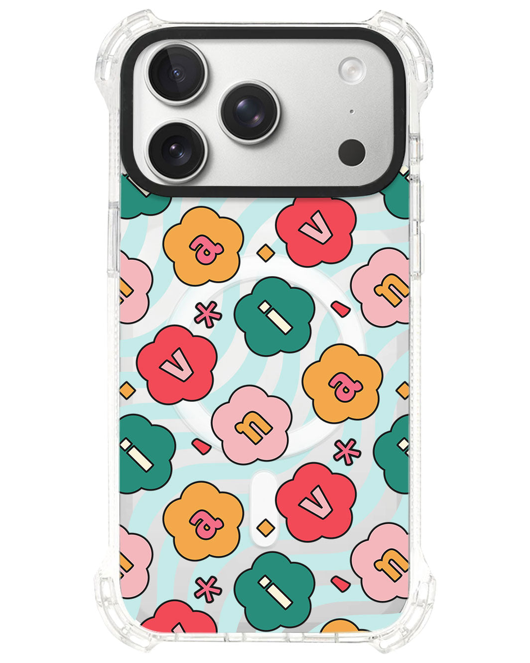 iPhone Ultimate Model-S⁴ - CUSTOM MONOGRAM 3.0 Flower Petals 3.0