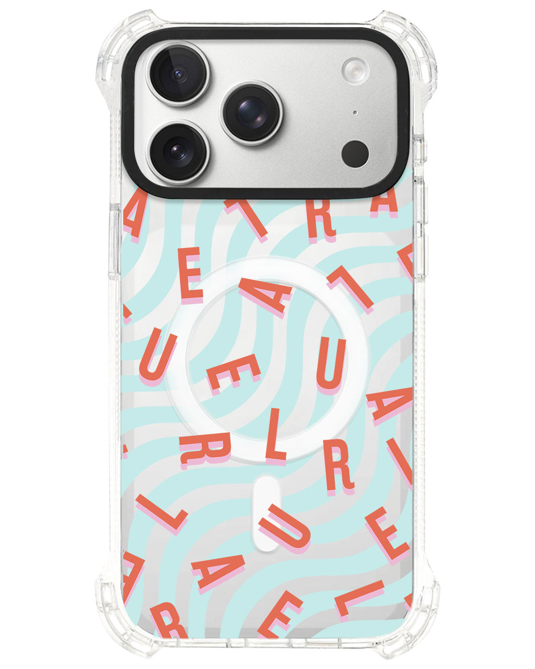 iPhone Ultimate Model-S⁴ - CUSTOM MONOGRAM 1.0 Coral