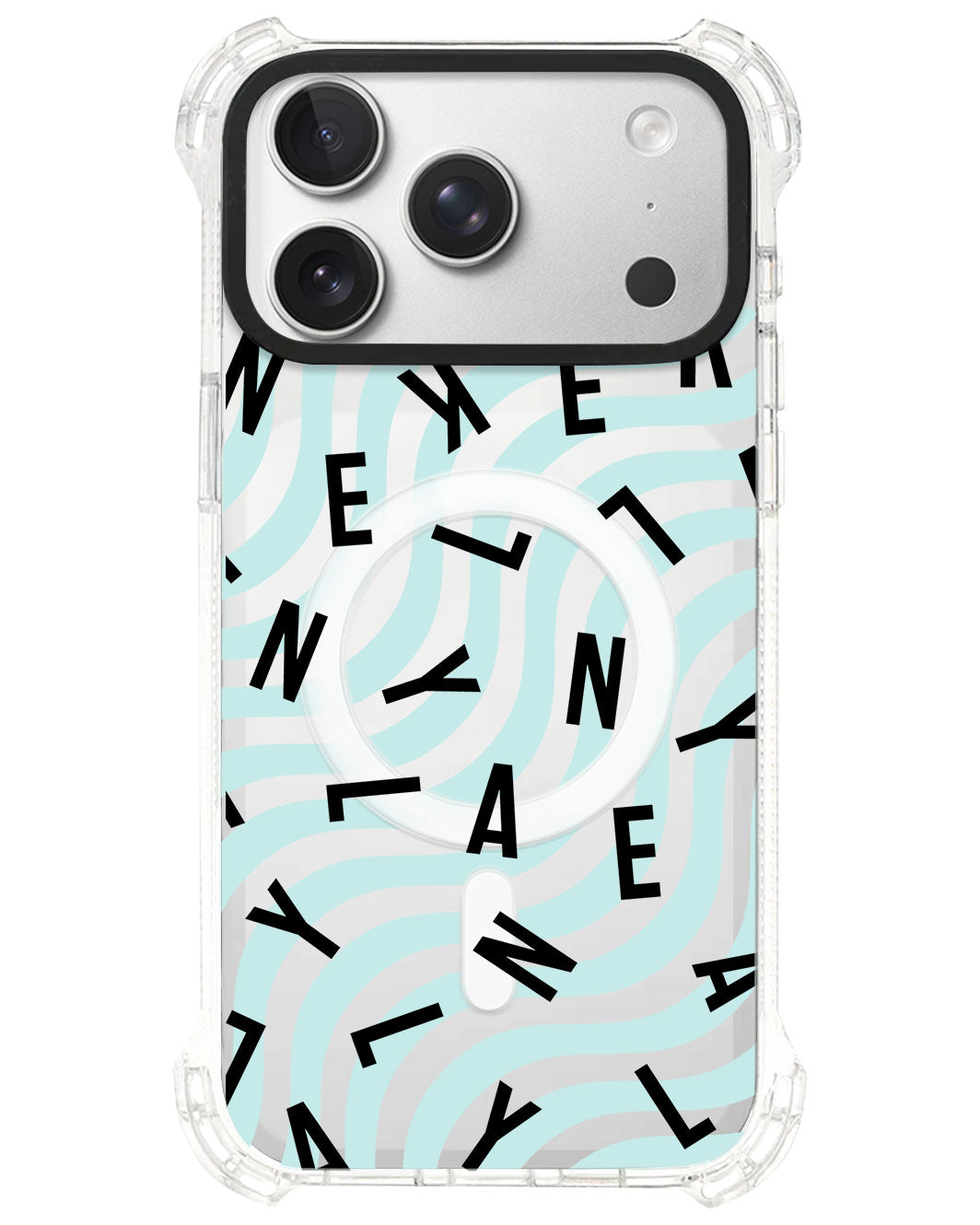 iPhone Ultimate Model-S⁴ - CUSTOM MONOGRAM 1.0 Noir