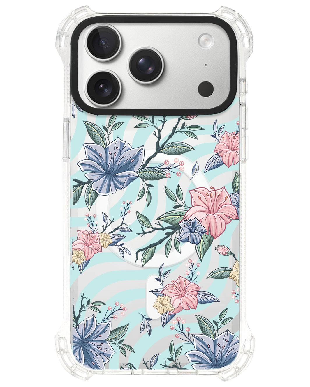 iPhone Ultimate Model-S⁴ - Pink & Blue Floral