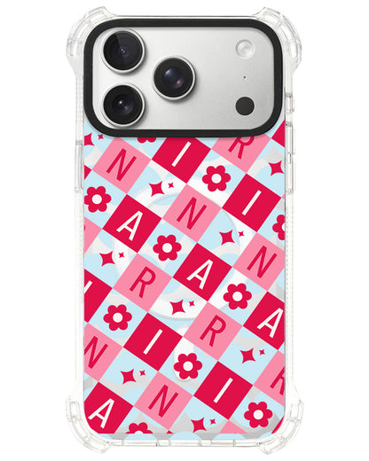 iPhone Ultimate Model-S⁴ - CUSTOM MONOGRAM 3.0 Flower Grid 1.0