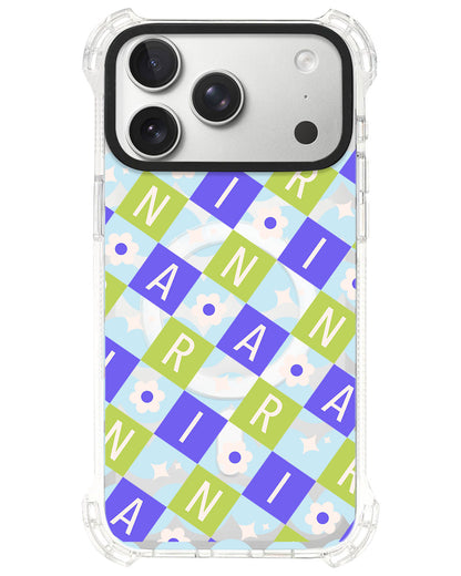 iPhone Ultimate Model-S⁴ - CUSTOM MONOGRAM 3.0 Flower Grid 5.0